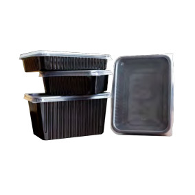 Barquettes micro-ondable Pratipack noires