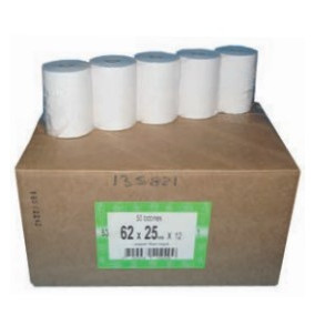 Bobines papier thermique, Mandrin diamètre 12mm