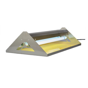 Destructeur d'insectes avec plaque de glu suspendus ou muraux "Inoxtrap"